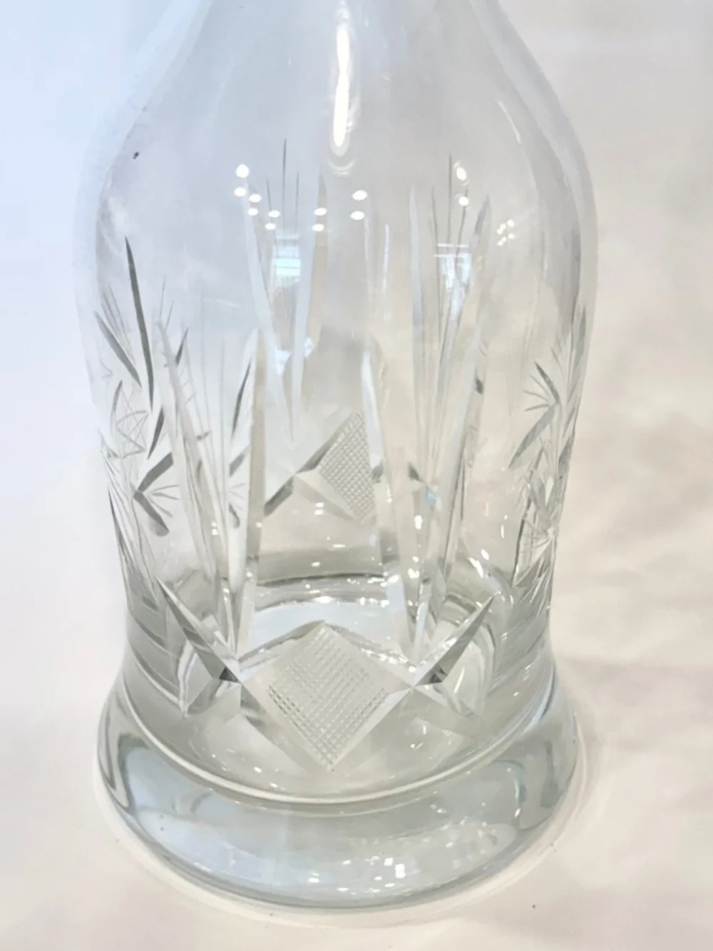 Vintage Cut Glass 13.25